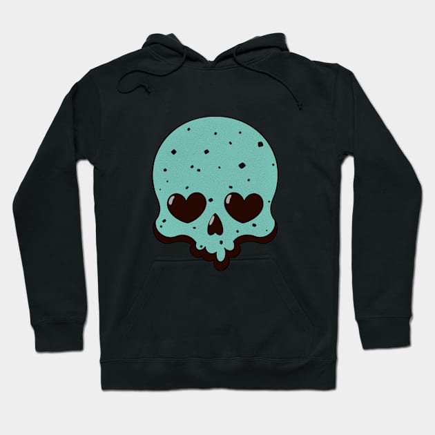 Skulls in the Dessert - Mint Chocolate Chip Hoodie by Meowlentine